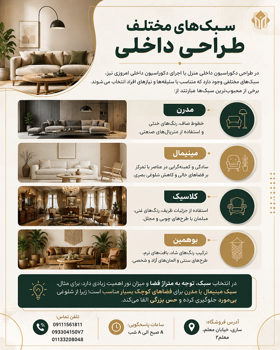 طراحی دکوراسیون داخلی