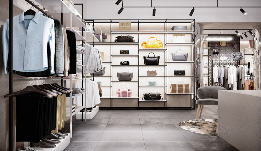 طراحی دکوراسیون فروشگاه