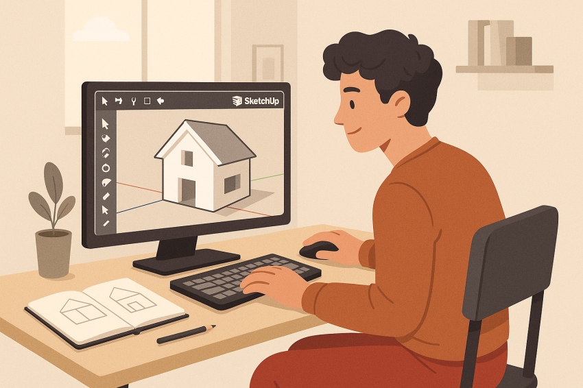 Sketchup بارندر VRay