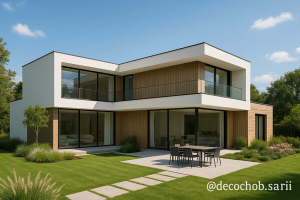 طراحی نمای ویلا در شمال ایران