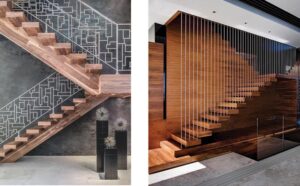 طراحی راه‌ پله در معماری داخلی ویلا