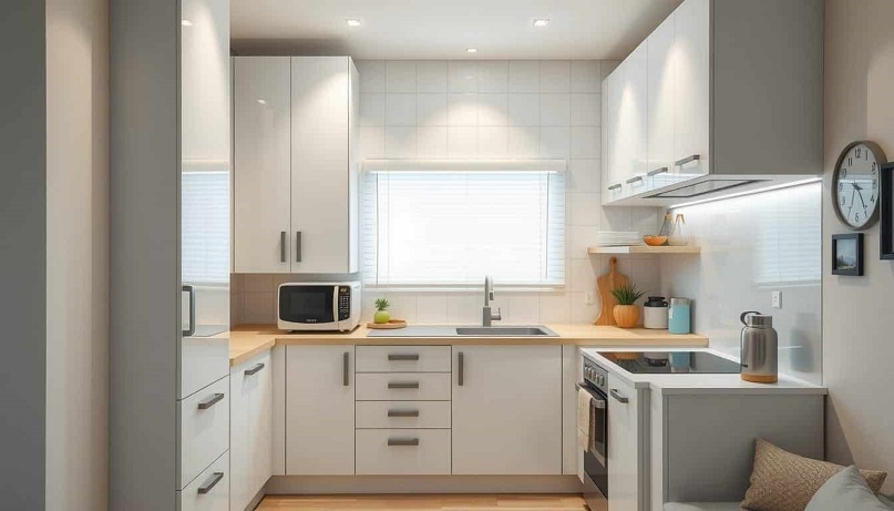 چگونه در فضای کم، بیشترین کارایی را از کابینت‌ ها بگیریم؟